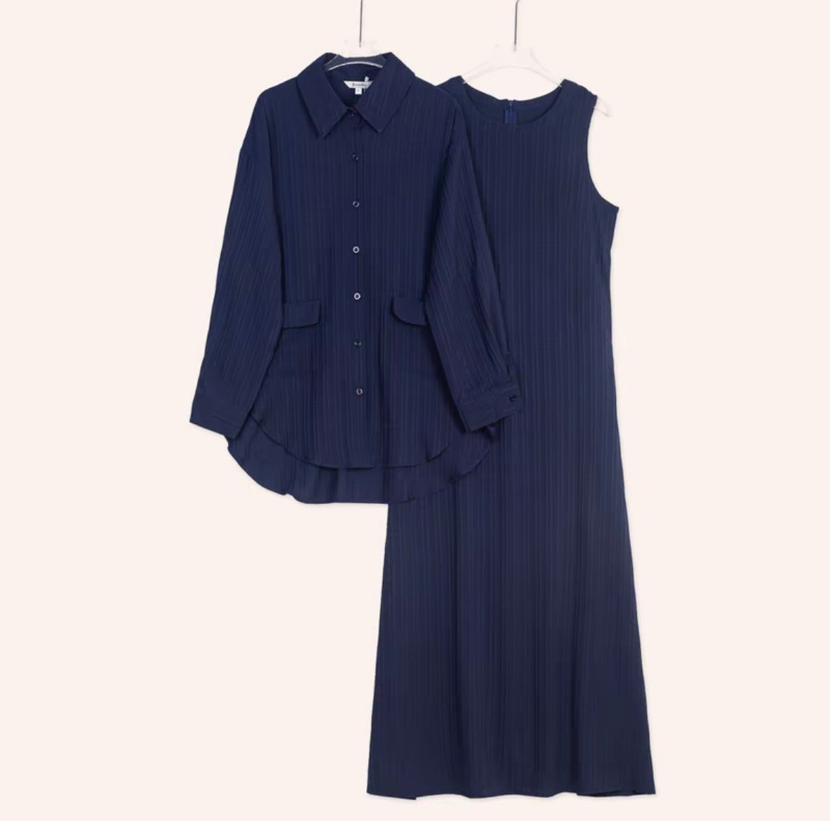 YM Ines Cardi with Long Inner Dress - FS/PS