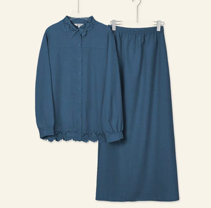 YM Gloria Lace Skirt Set
