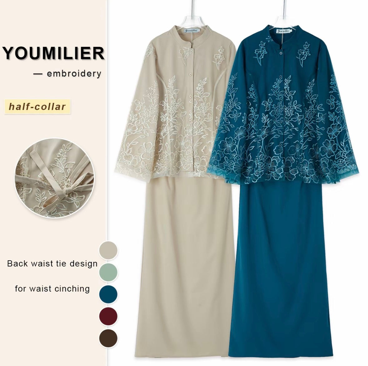 YM Nirmala Kurung Set - S-2XL