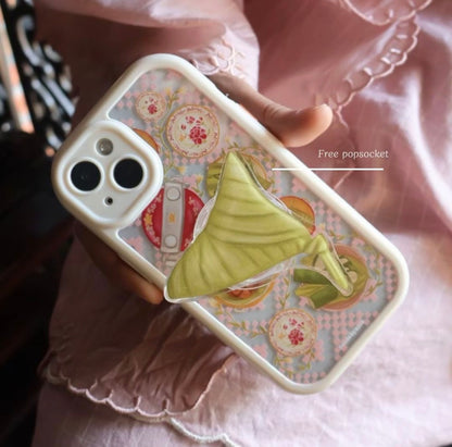 CBA Hidang with Popsocket iPhone Case -  Raya Collection by Casesbyazza