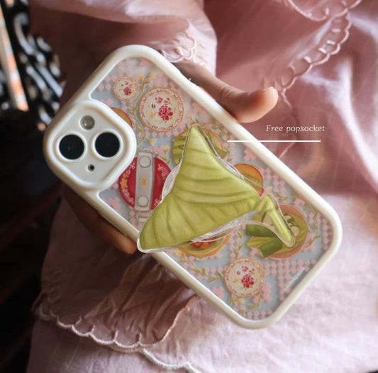CBA Hidang with Popsocket iPhone Case -  Raya Collection by Casesbyazza
