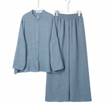 YM Calista Pants Set - Free/Plus Size