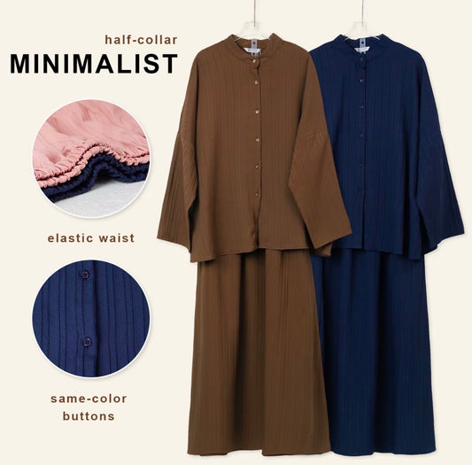 YM Janelle Skirt Set - Free/Plus Size