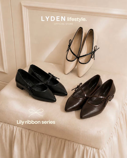 LYDEN Lily Ribbon Flats