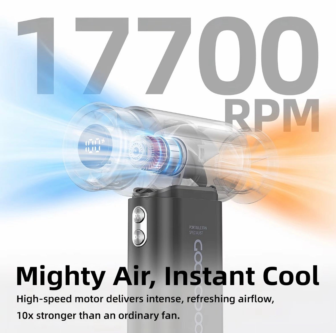 GJDQ GFS017 Mini Handheld Fan
