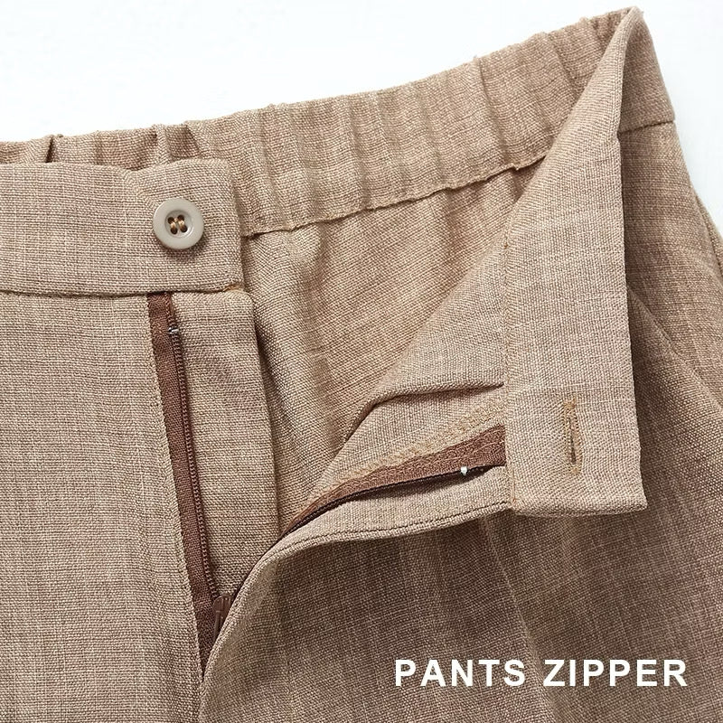 YM Easeflow Linen Oversized Pants - S-2XL