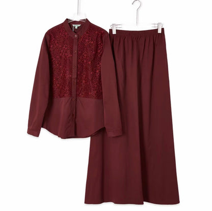 YM Deandra Lace Skirt Set - FS/PS