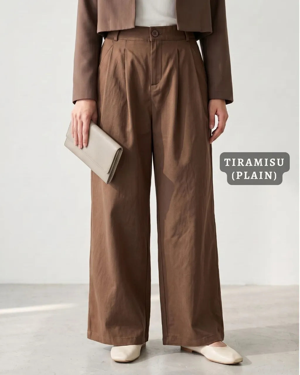HW Zyha Cotton Slack Straight Cut Palazzo Long Pants