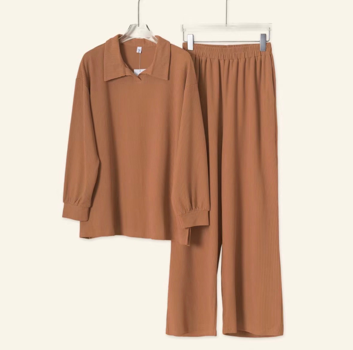 YM Elle/Ellene Set (Blouse & Pants) - Free Size/Plus Size