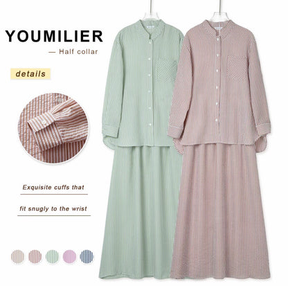 YM Jovie Striped Skirt Set - FS/PS
