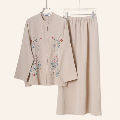 YM Diana Set (Blouse & Skirt)