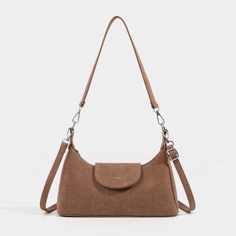 NUNU Ally Bag Leather/Suede/Denim