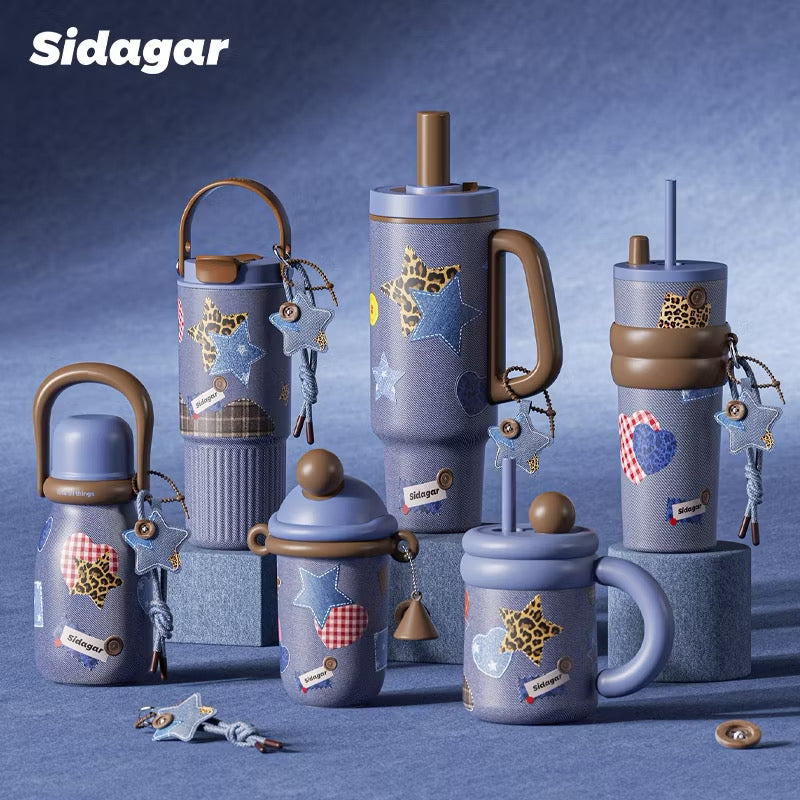 SIDAGAR Cowboy Series Bottle & Tumblers