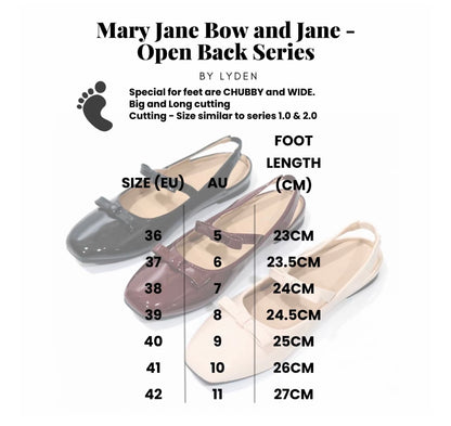 LYDEN Mary Jane Bow and Jane Series