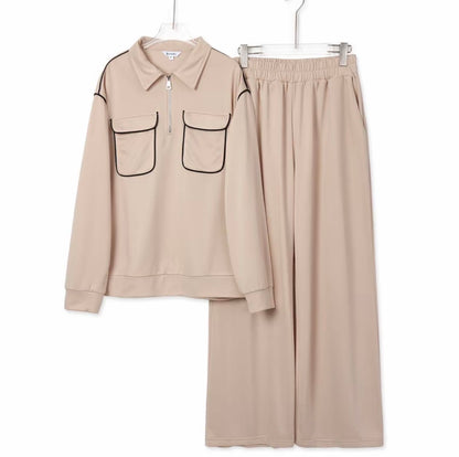 YM Asta Pants Set - Free/Plus Size