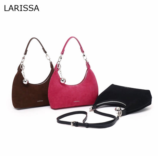 LARISSA Roro Suede Bag