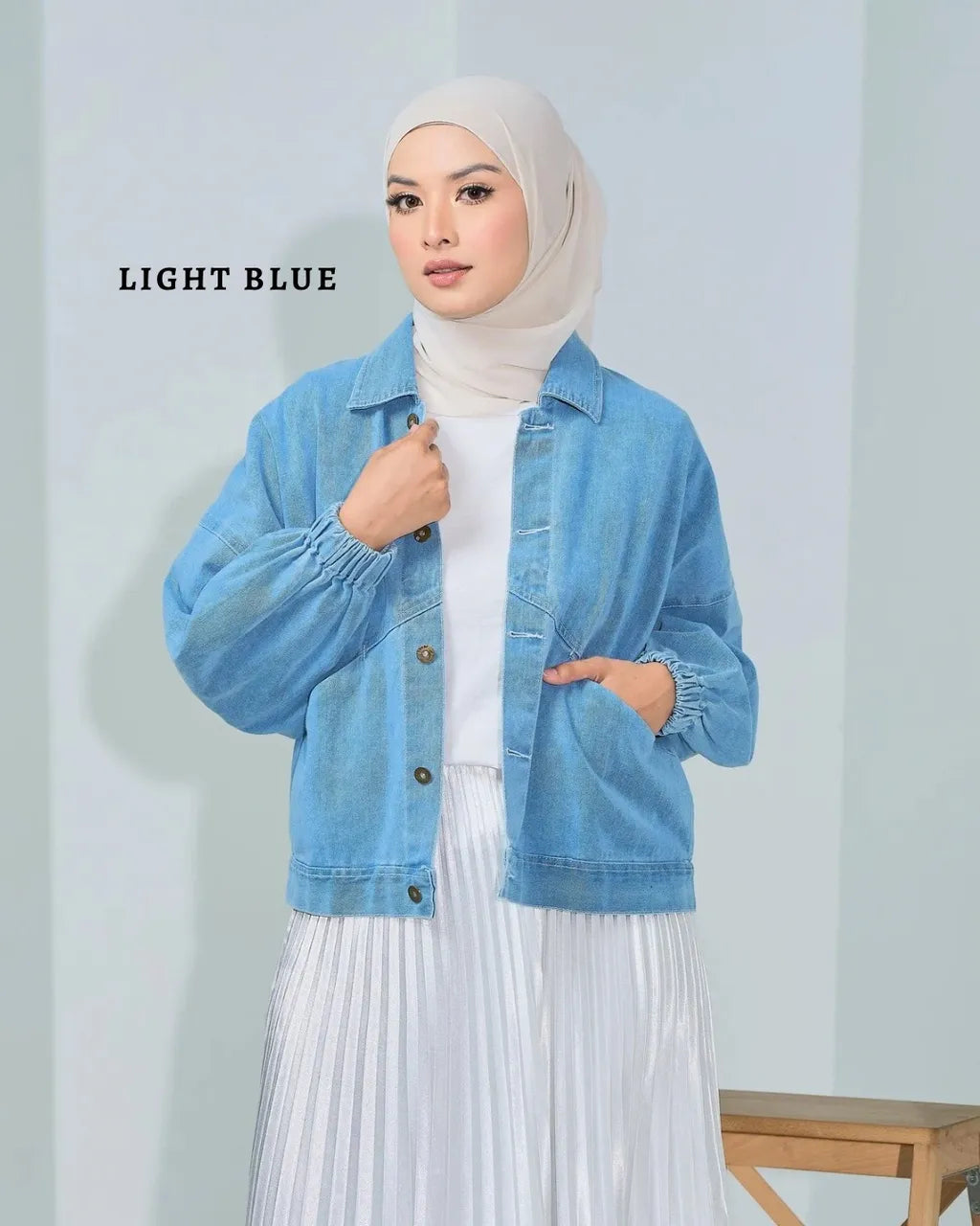 HW [TOP ONLY] Niccole Denim Jacket