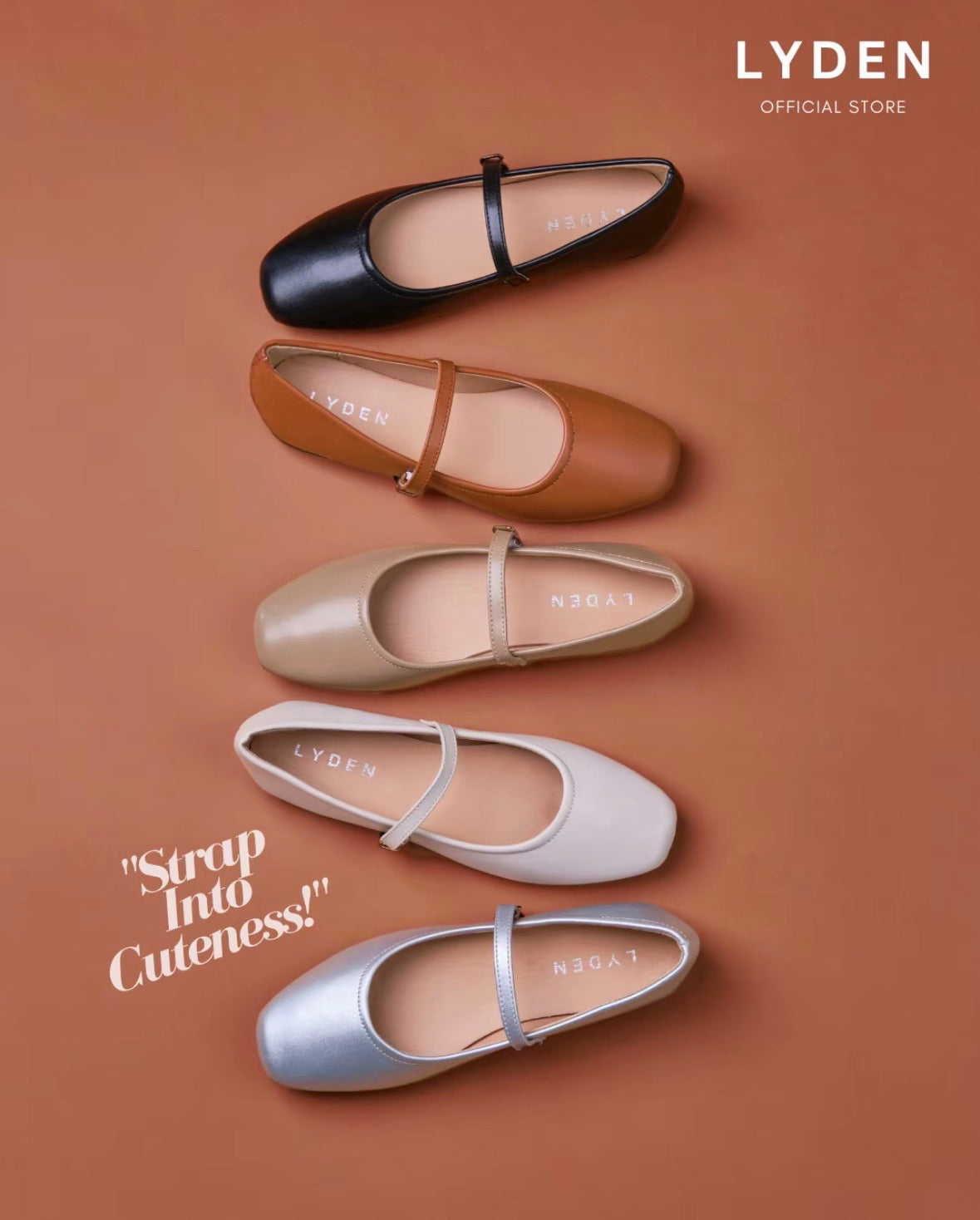 LYDEN Mary Jane Classic Series Flats