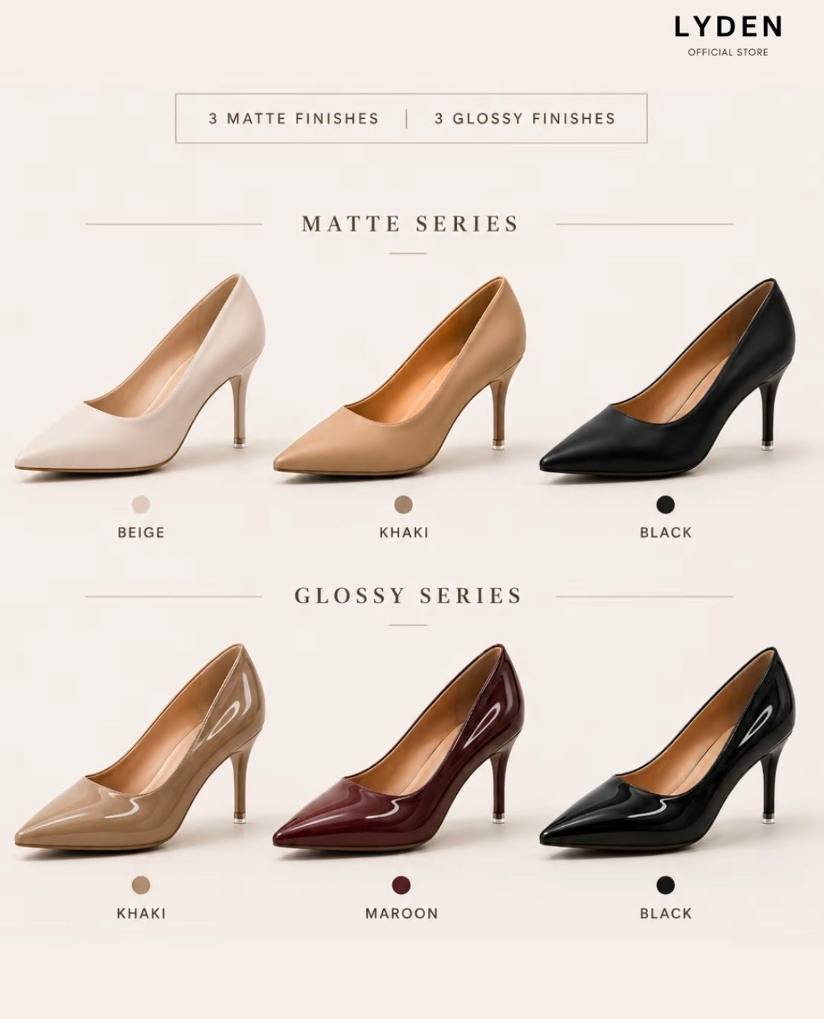LYDEN Vera Heels 7.5cm