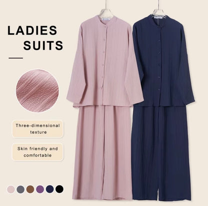 YM Hanami Set (Blouse & Pants) - Free Size/Plus Size