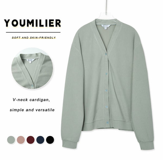 YM Joy Soft Cardigan - Free/Plus Size