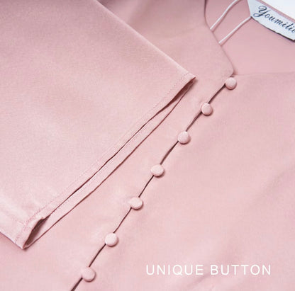 YM Jenna/Susie Satin Kurung Set (Blouse & Skirt) - Free Size / Plus Size