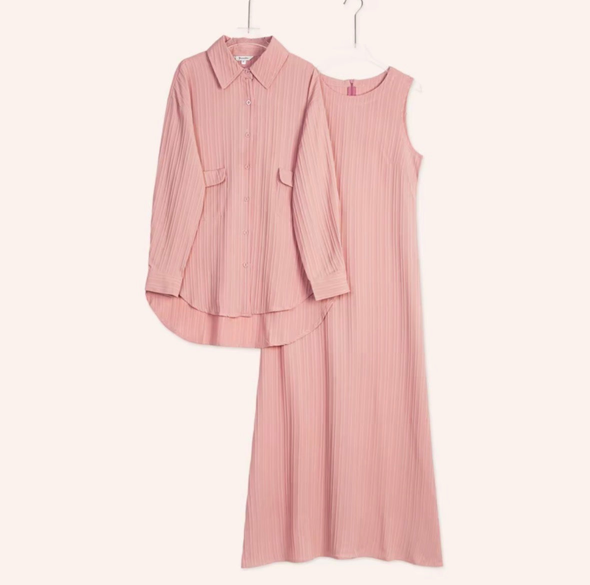 YM Ines Cardi with Long Inner Dress - FS/PS