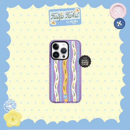 MC Garden Reverie Basic Case - Tulip Twirl by Mutu Case
