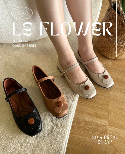 LYDEN No.4 Petal Strap Le Flowers The Secret Garden Series