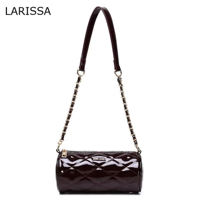LARISSA Nyxie Glossy Quilted Bag
