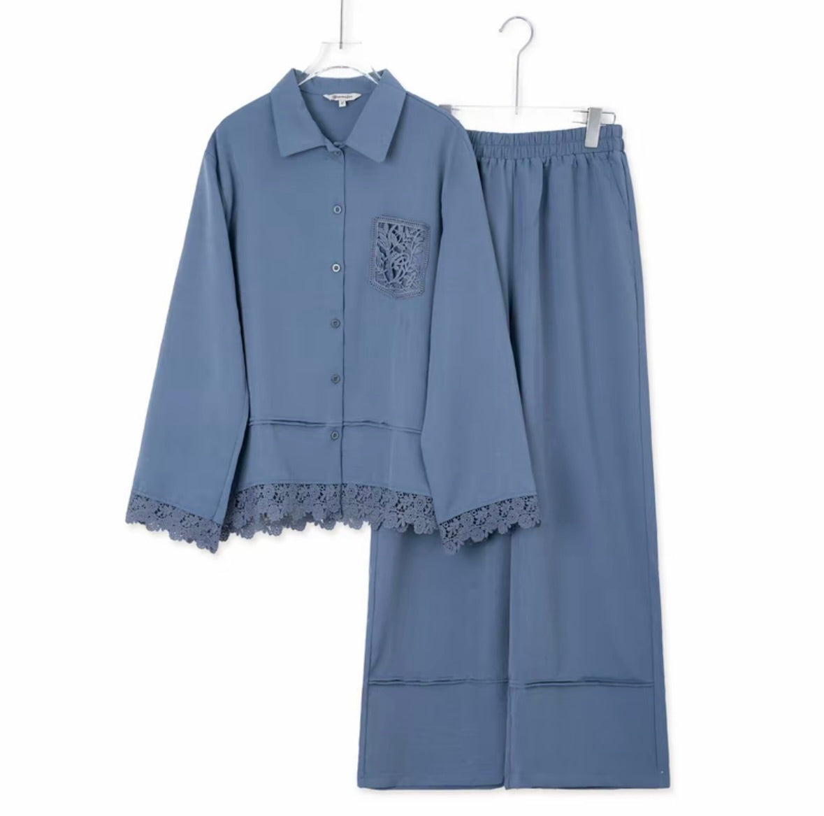 YM Ranisha Lace Pants Set