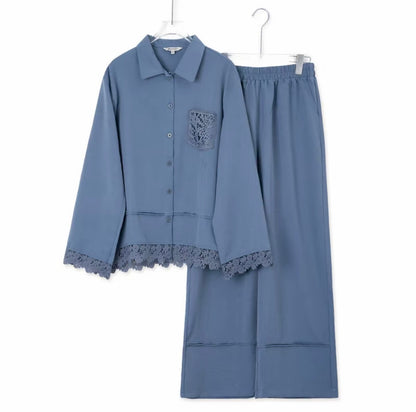 YM Ranisha Lace Pants Set