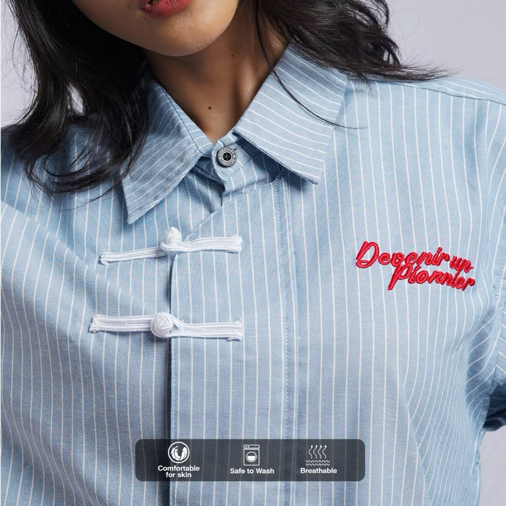 BELIEVEDIAGEMSAE – Cheongsam Shirt Longsleeve