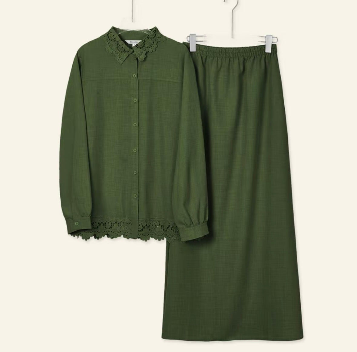YM Gloria Lace Skirt Set