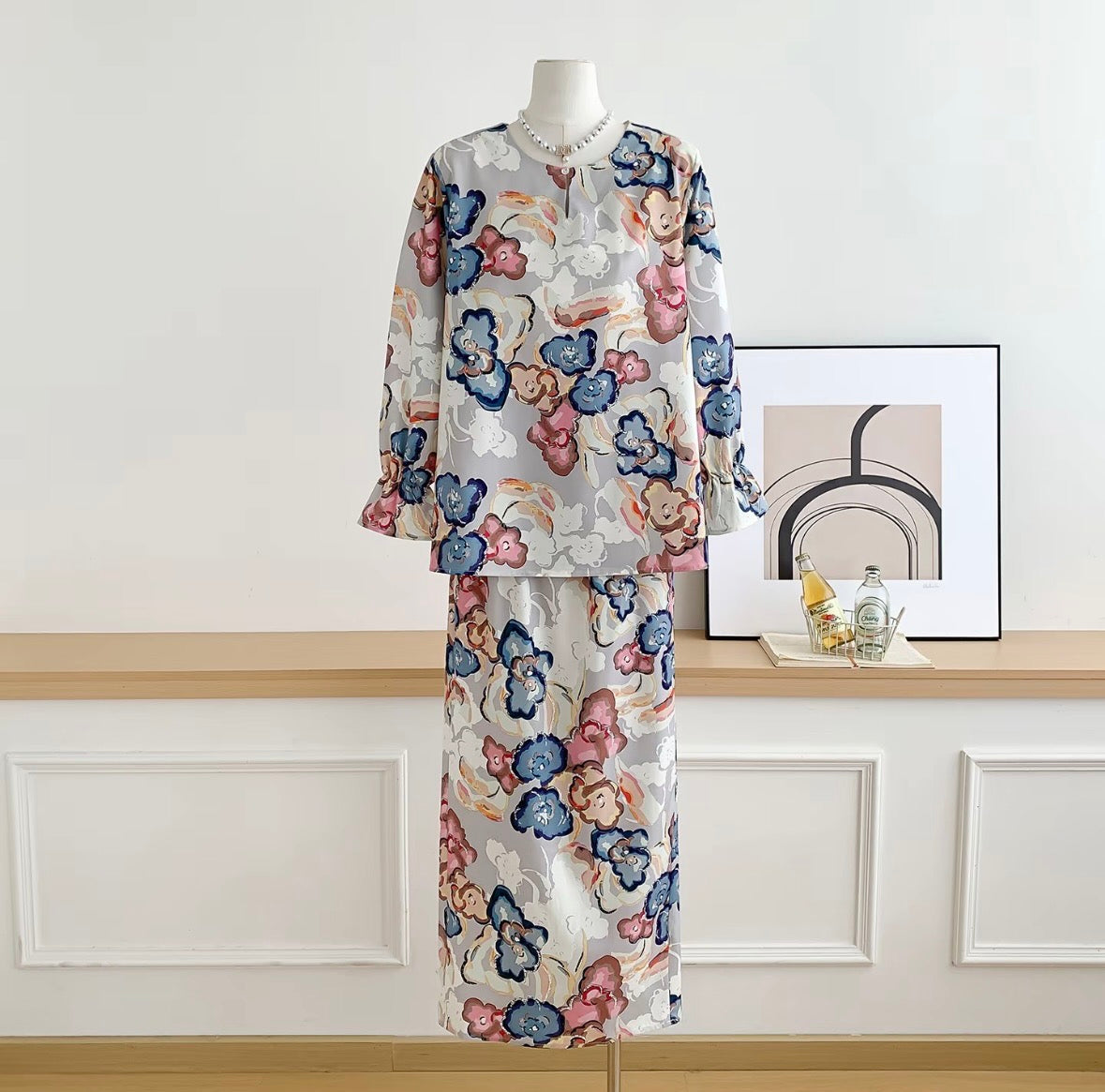 Baisanmy Relaxed Kurung Set