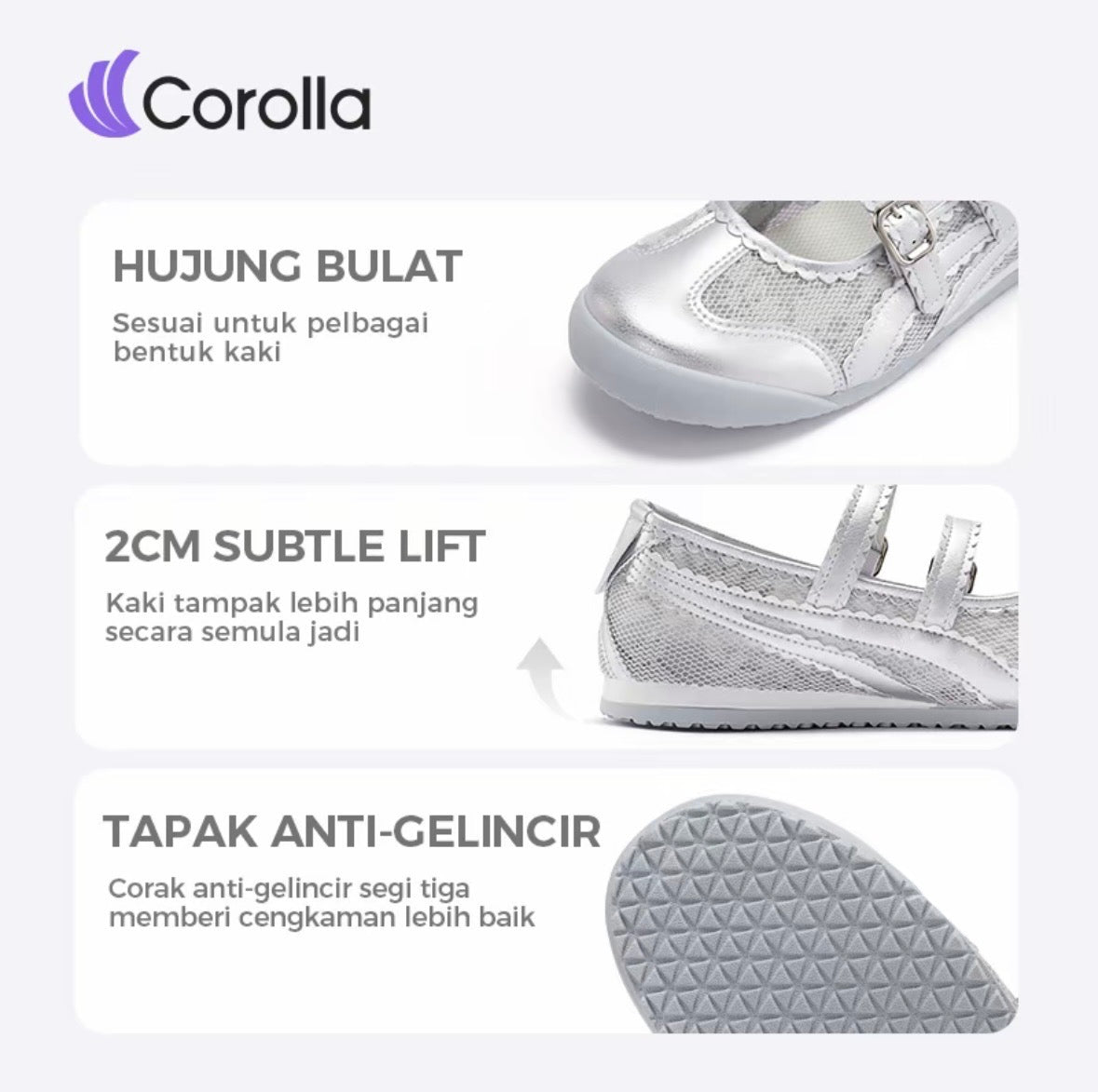 COROLLA AirLace Mary Jane Shoes