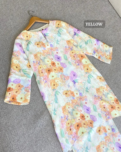 HW Harum Shimmer Satin Kurung With Pario Set