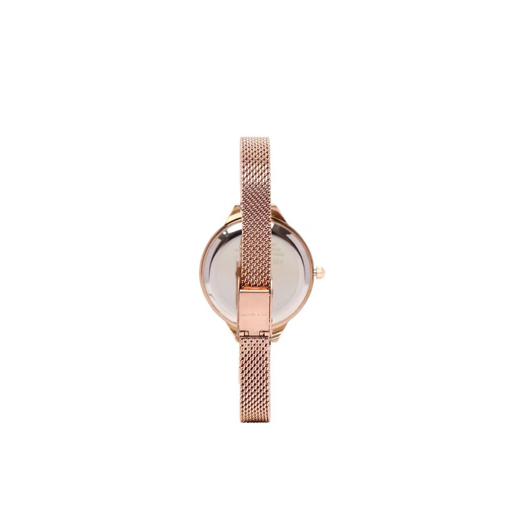 Milliot & Co Valerie Mesh Strap Analog Watch with Bangle Set