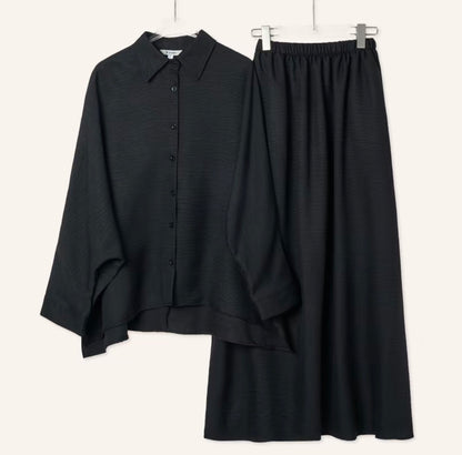 YM Alexa Skirt Set (Free/Plus Size)
