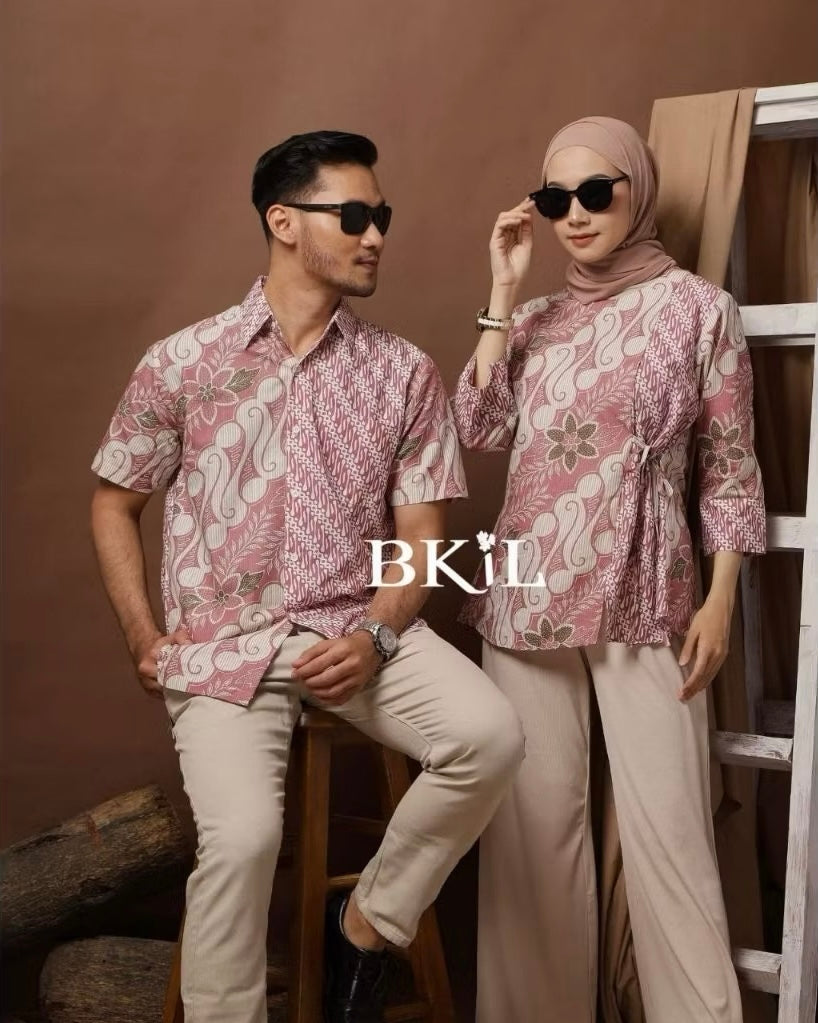 Modern Batik Cotton Top/Blouse