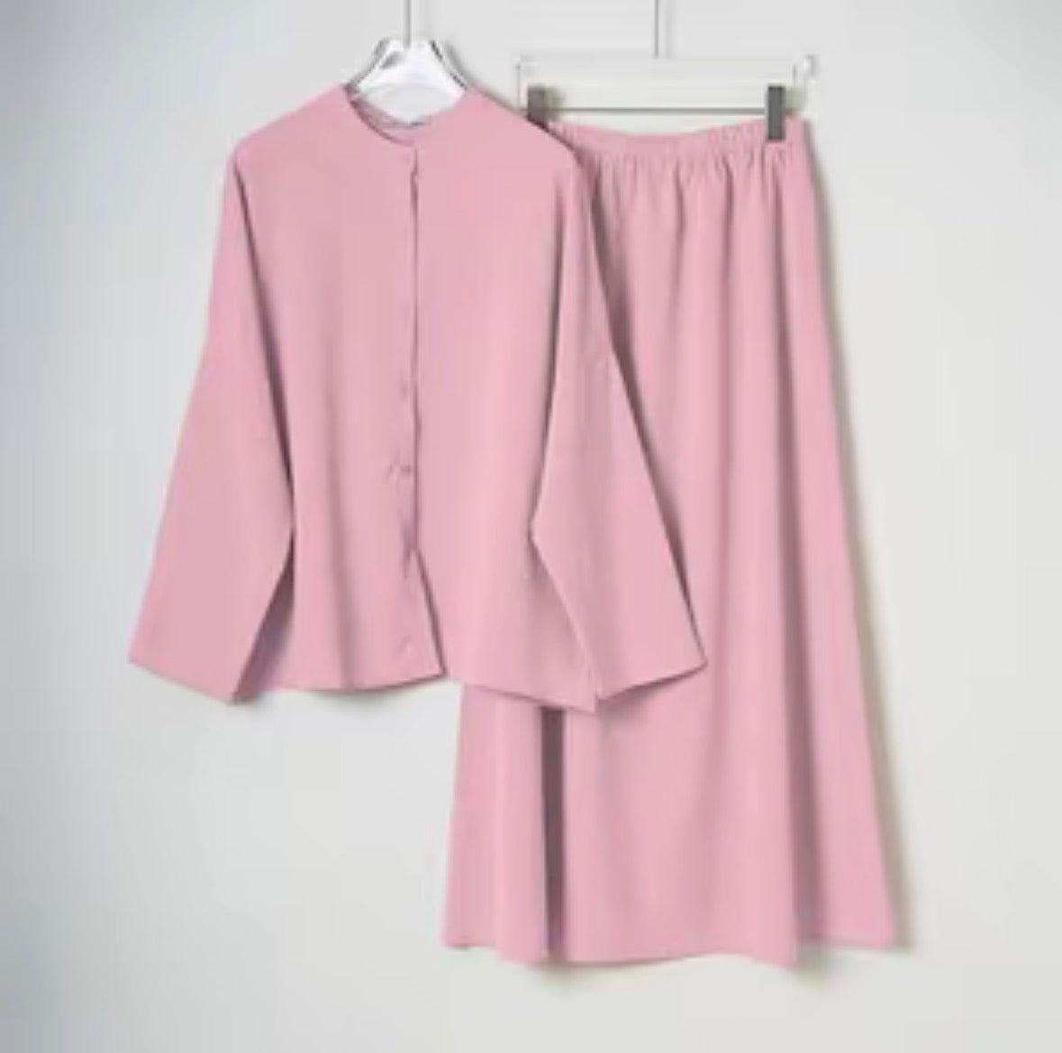 YM Sofea Set (Blouse & Skirt) - Free Size / Plus Size