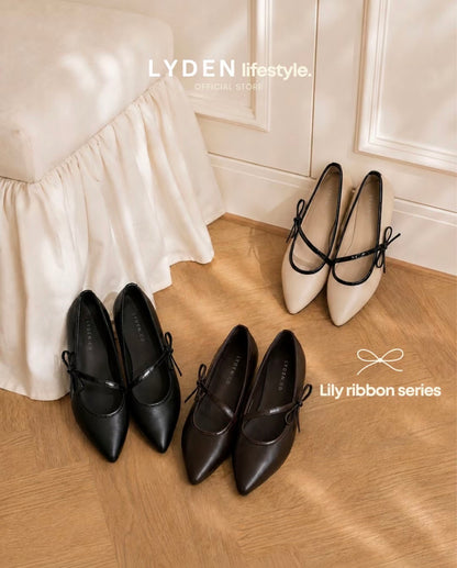 LYDEN Lily Ribbon Flats