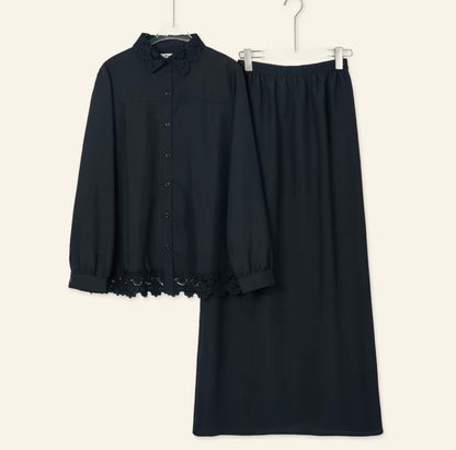 YM Gloria Lace Skirt Set