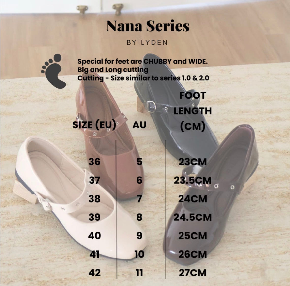 LYDEN Nana Flats Series