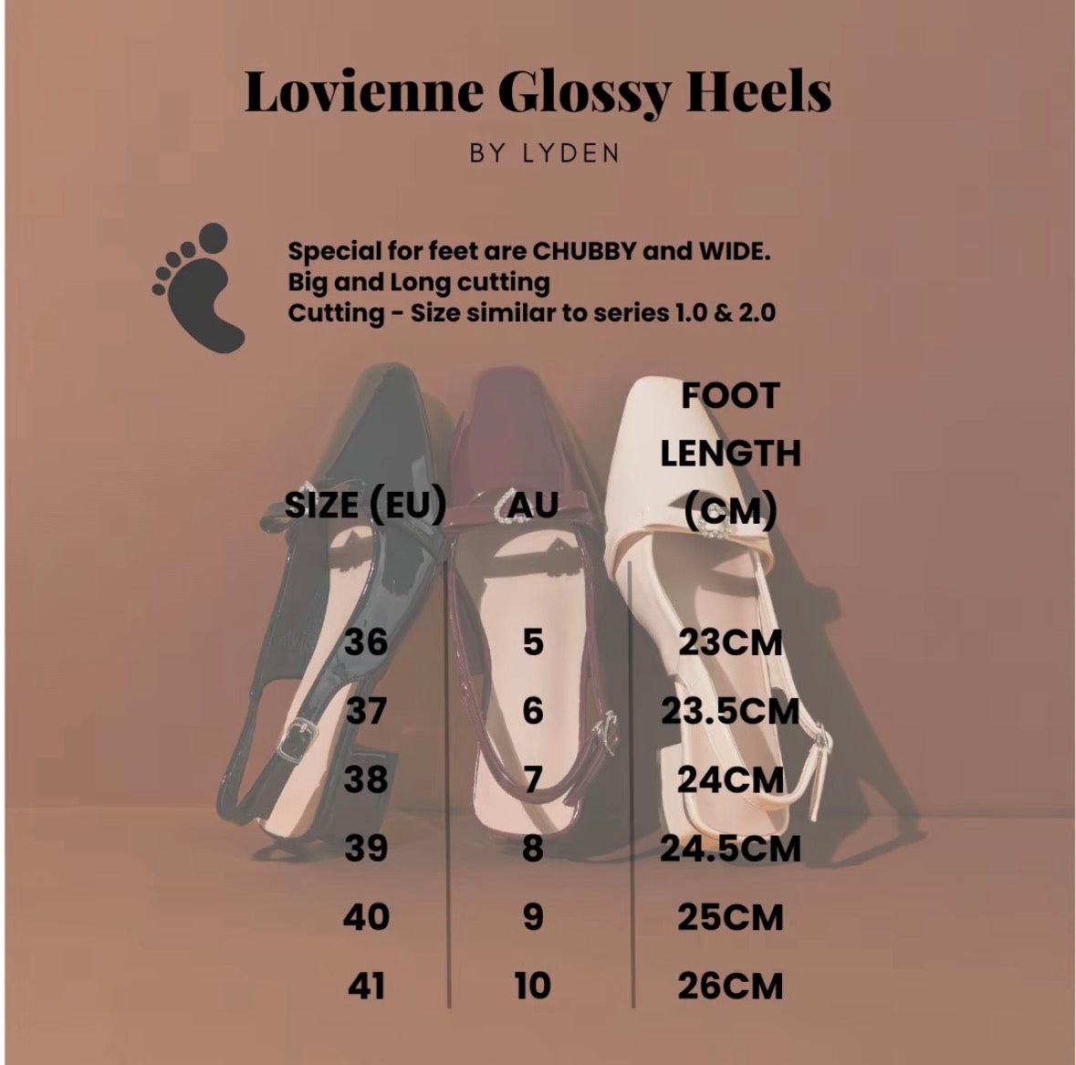 LYDEN Lovienne Glossy Heels
