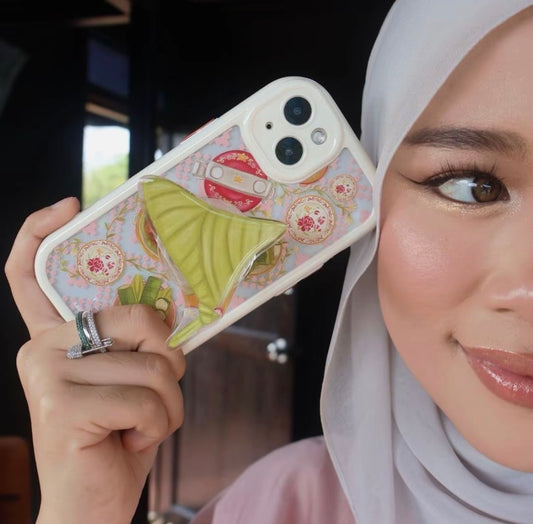 CBA Hidang with Popsocket iPhone Case -  Raya Collection by Casesbyazza