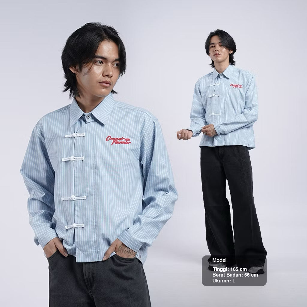 BELIEVEDIAGEMSAE – Cheongsam Shirt Longsleeve