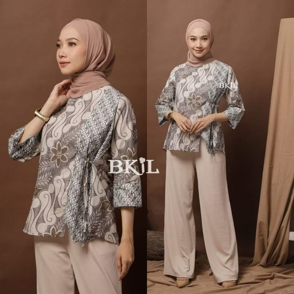 Modern Batik Cotton Top/Blouse