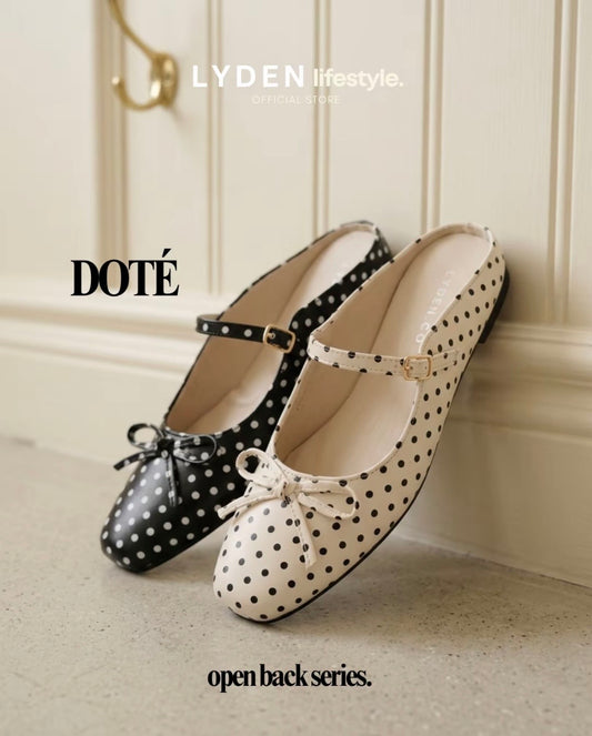 LYDEN Doté Open Back Flats