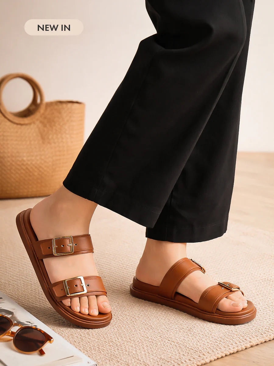 H2U Rain Double Strap Sandals